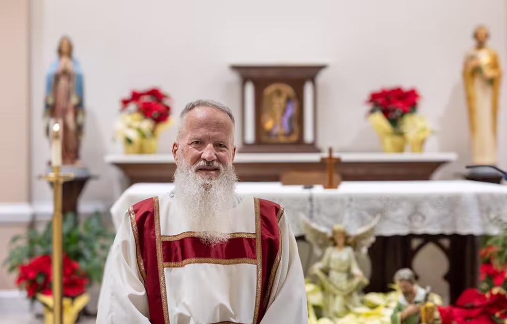 Deacon Patrick at Alter